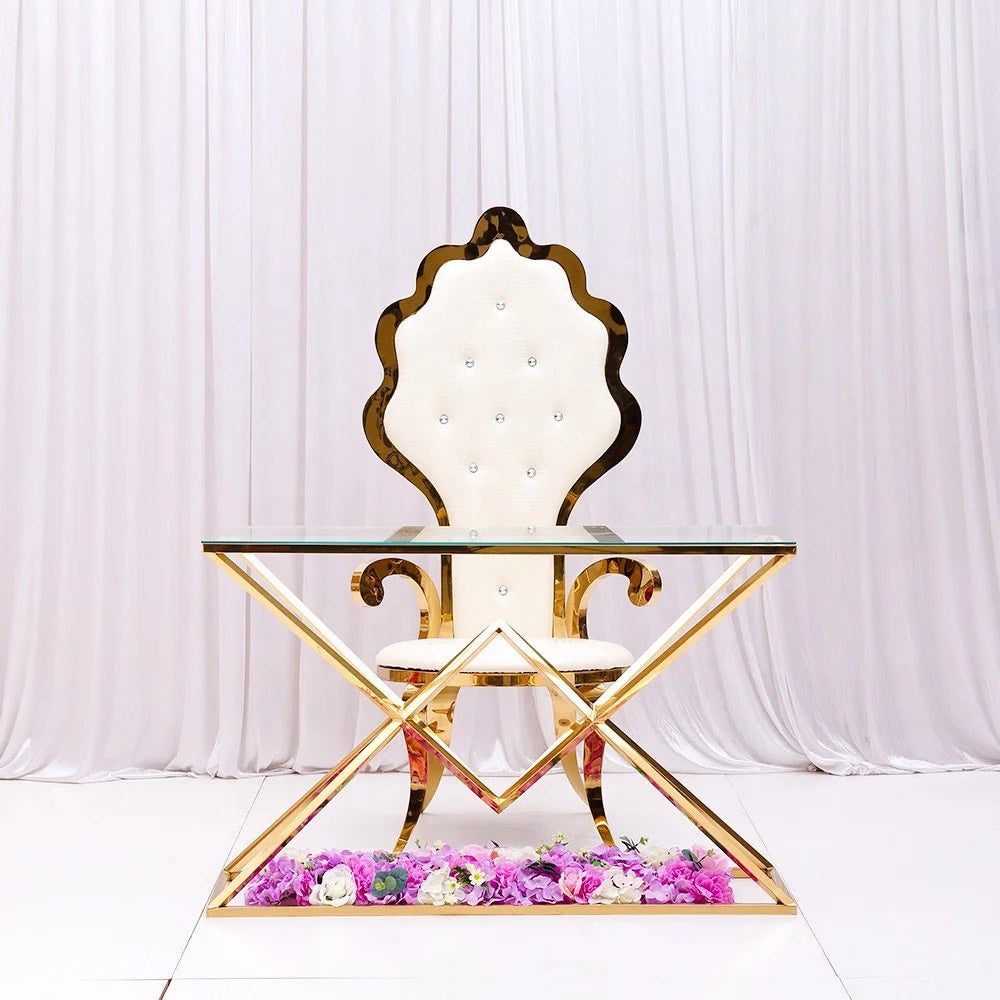 Rental Wedding Banquet Throne Chair