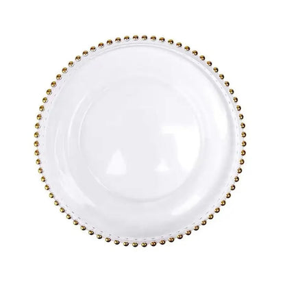 FraSyl Beaded Charger Plate Rental