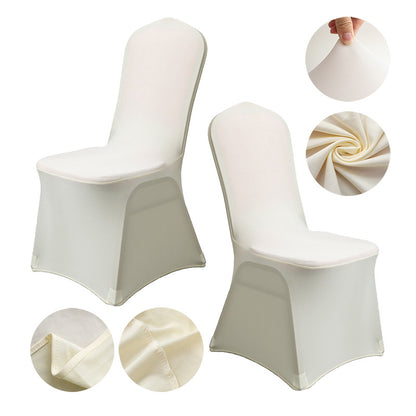 FraSyl Spandex Chair Cover Rental, Stretch Fit for Banquet & Folding Chairs