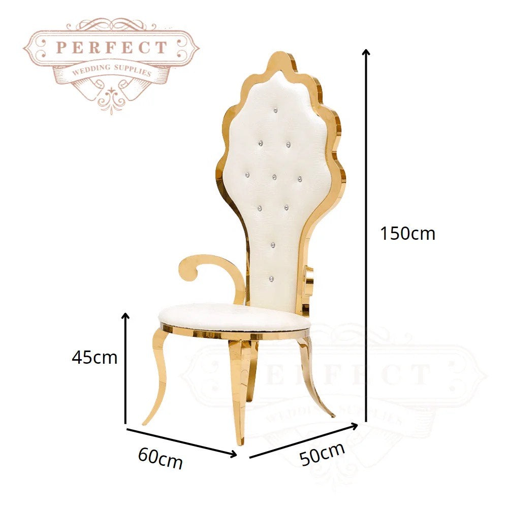 Rental Wedding Banquet Throne Chair