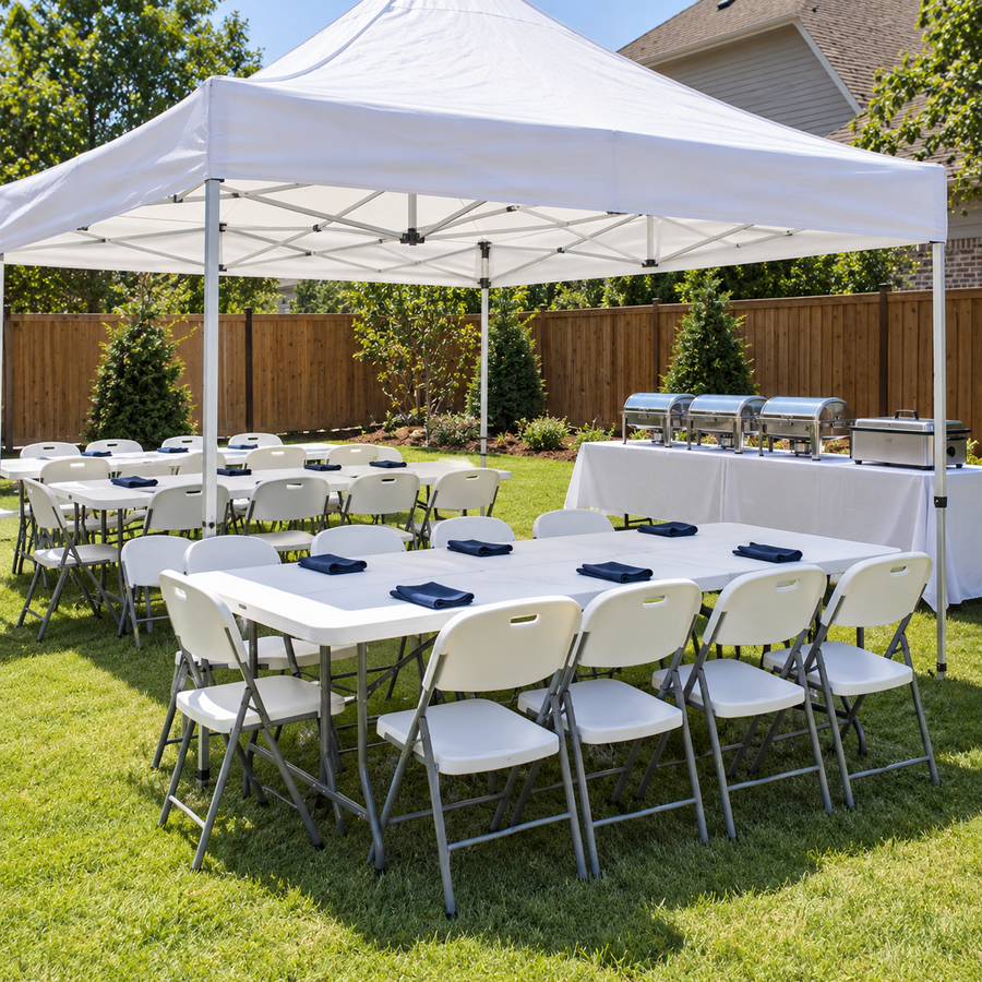 FraSyl Graduation Party Package outdoor setup