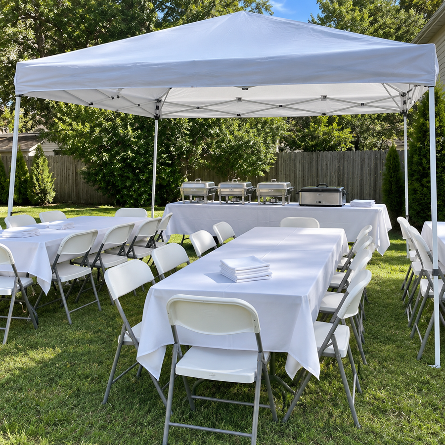 FraSyl Outdoor Summer Party Package setup