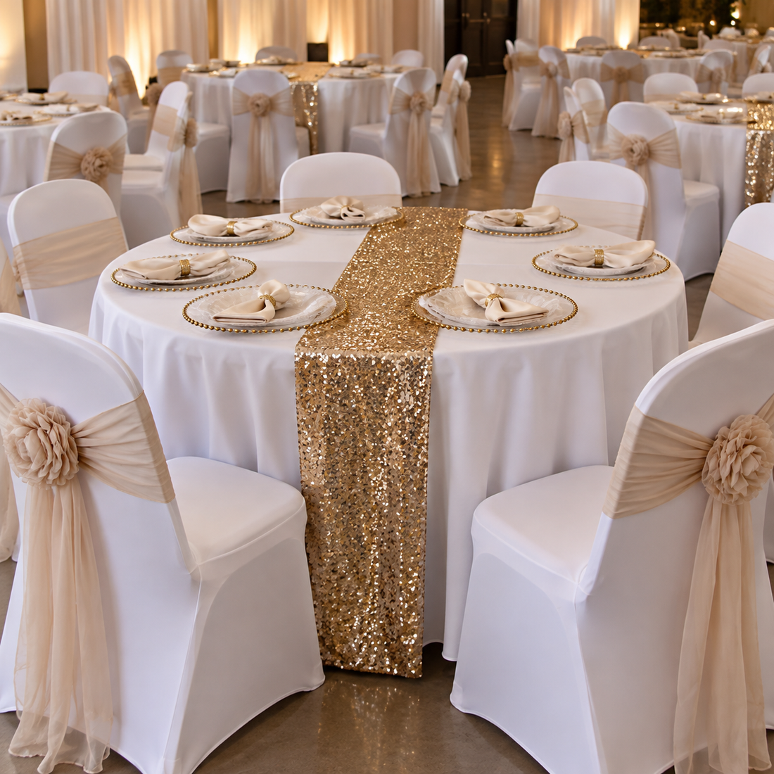 FraSyl Wedding Reception Package setup