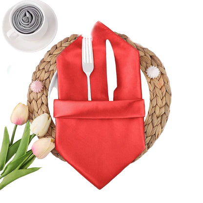 FraSyl Cloth Napkin Rental, Reusable Polyester Napkins